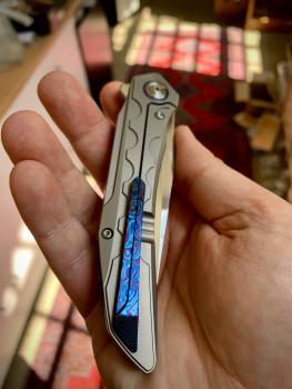 Bestech Knives Samari full dressed Damasteel Timascus