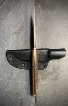 Semi Custom Knife Heidi Blacksmith mit Seekuh-Knochen