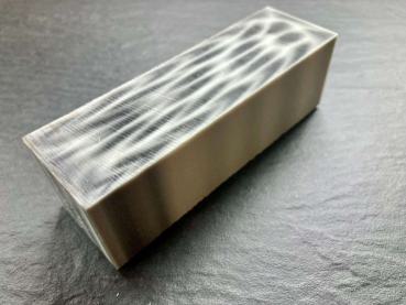 Pen Blank Cast Polyester Snowcat weiß mit grauen Punkten