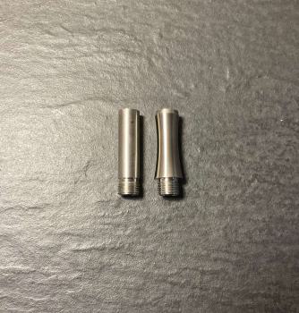 Preview: Bausatz Füllfederhalter Notarius Edelstahl Griffstück gerade