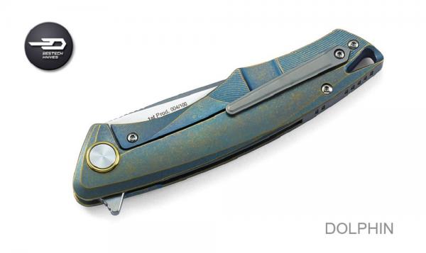 Bestech Knives Titan Dolphin golden