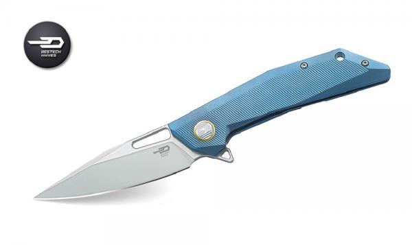 Bestech Knives Titan Shrapnel blue