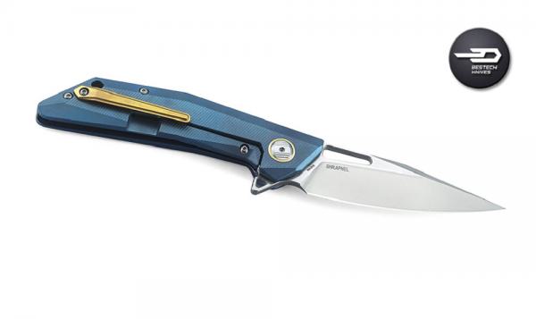 Bestech Knives Titan Shrapnel blue