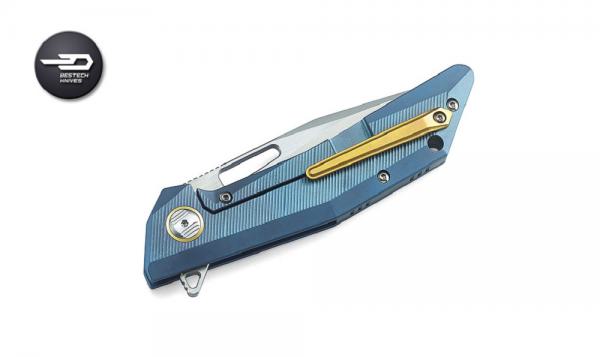 Bestech Knives Titan Shrapnel blue