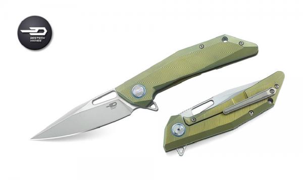 Bestech Knives Titan Shrapnel golden