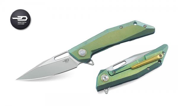 Bestech Knives Titan Shrapnel green