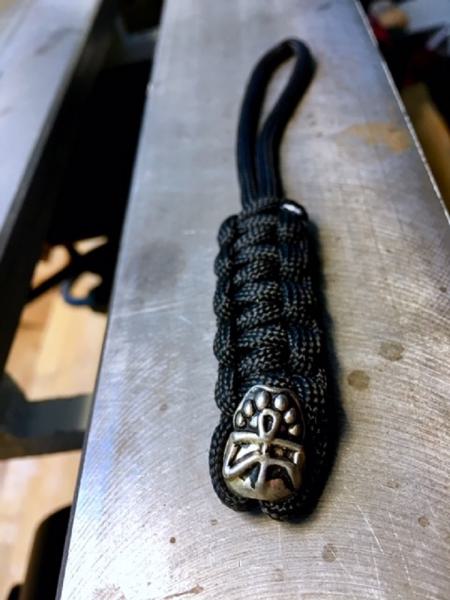 Lanyard mit Bead black