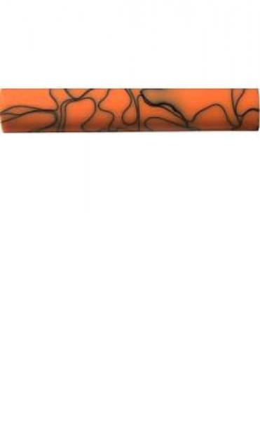 Pen Blank Acrylic orange schwarz fein