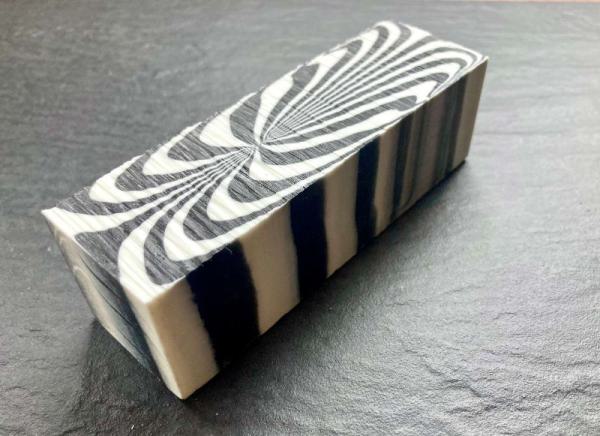 Pen Blank Cast Polyester Zebra schwarz weiß