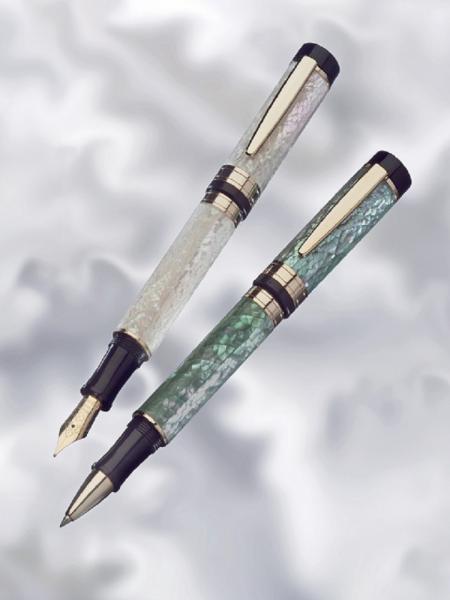 Bausatz Rollerball 17bPLAABA & Pen Blank Abalone