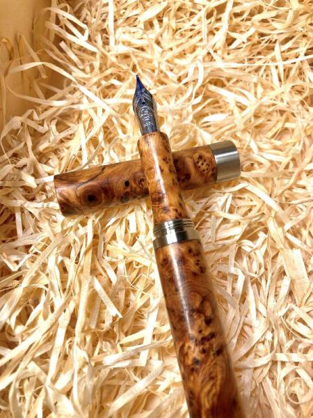 Bausatz Füllfederhalter Notarius Edelstahl Griffstück gerade