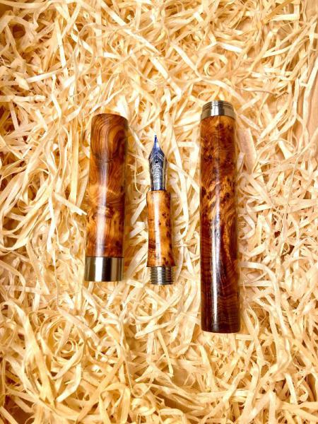 Bausatz Füllfederhalter Notarius Edelstahl Griffstück gerade