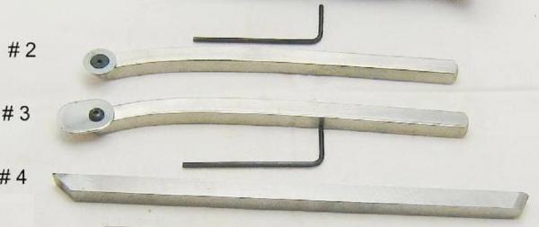 Drechseleisen Nano Tool Double Ender, Bedan & Halbrundschabe