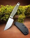 Krauts Knives Autobahn stonewash Micarta grün